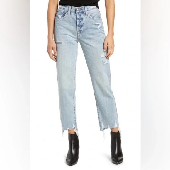 NWT Pistola Charlie Ripped Straight-Leg Jeans in Ruthless sz 31 - Picture 6 of 10